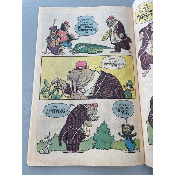Spire Christian Comics Barney Bear Wakes Up Kiddies Christian Comic 1977 Vintage - Picture 7 of 7